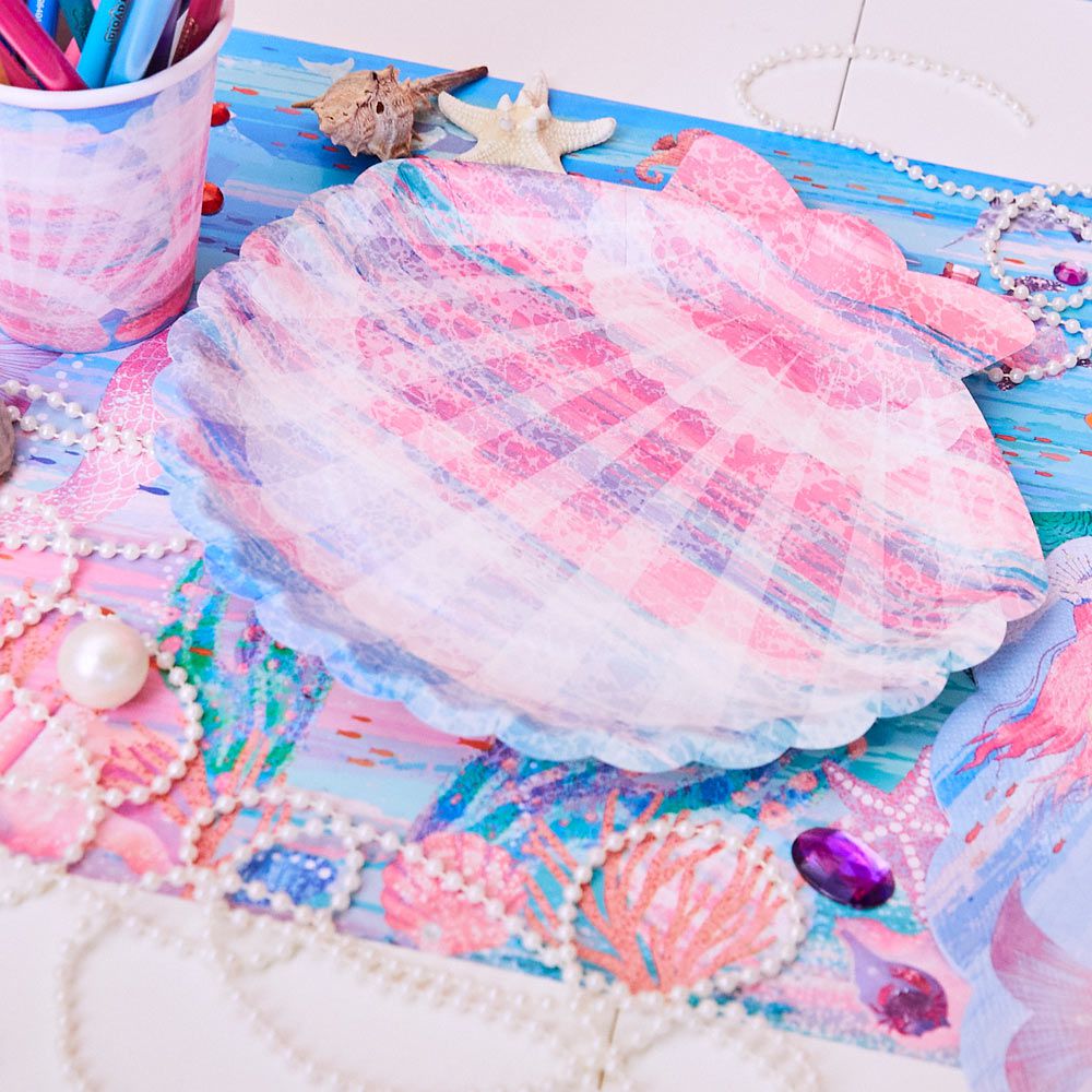 Party Pieces - Mermaid 8-Pack Party Paper Plates