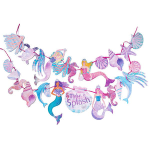 Party Pieces - Mermaid Party Hanging Decorations 