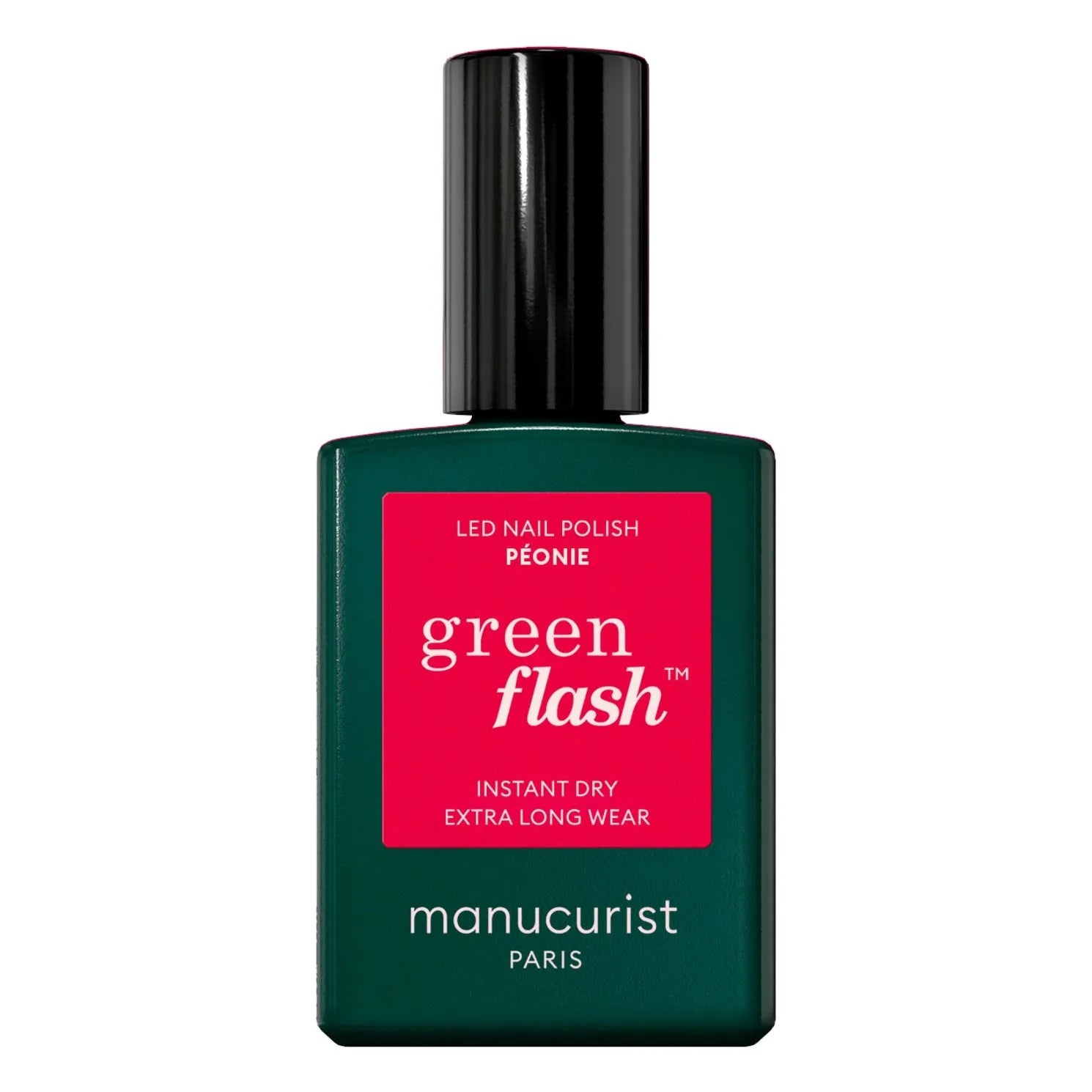 Manucurist - Peony Green Flash Semi-Permanent Nail Polish - 15 ml