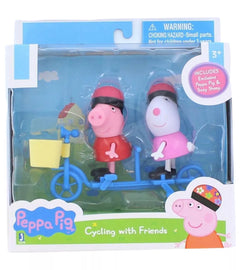 Peppa Pig - Bicycle Trip with Friend Figure Toy Set