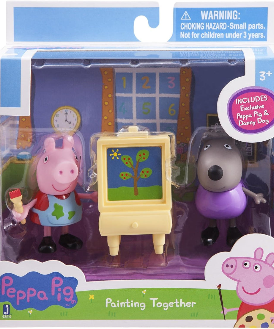 Peppa Pig - Peppa & Danny Dog Drawing Figure Toy Set
