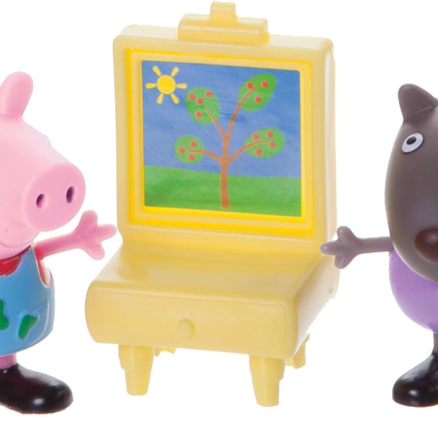 Peppa Pig - Peppa & Danny Dog Drawing Figure Toy Set