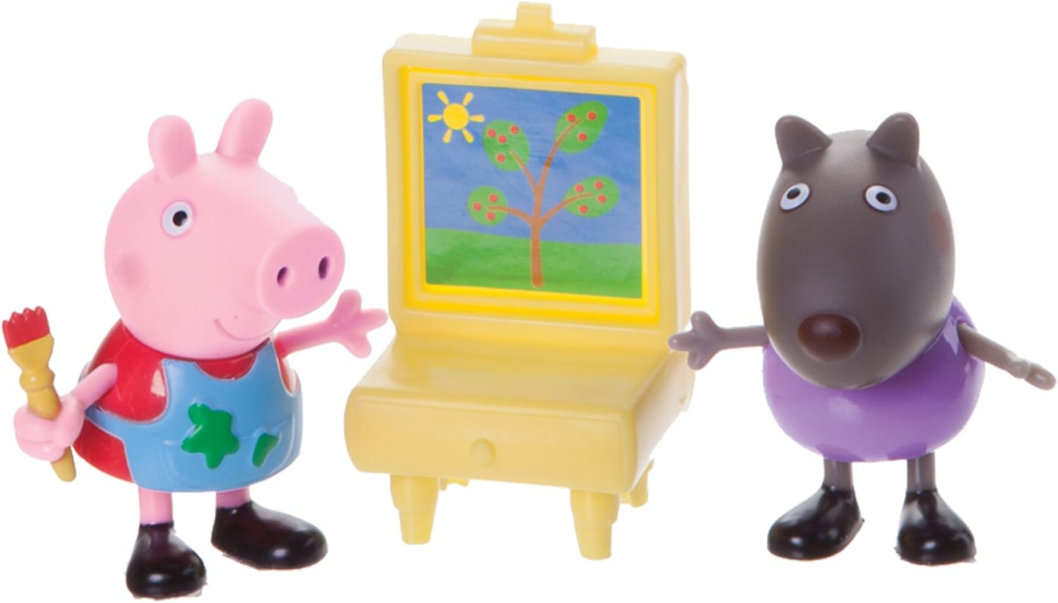 Peppa Pig - Peppa & Danny Dog Drawing Figure Toy Set