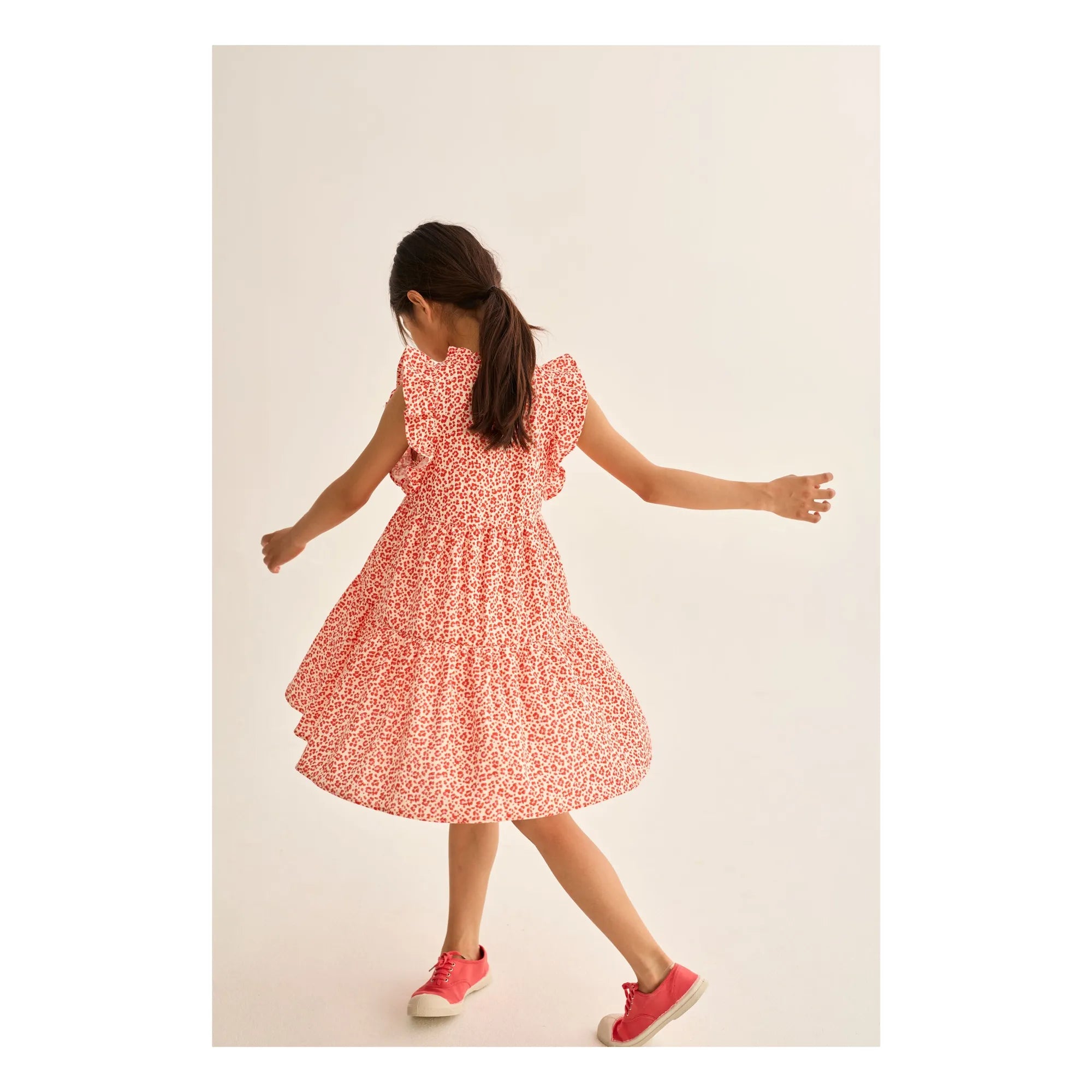 Cozmo - Perla Leopard Dress | Red