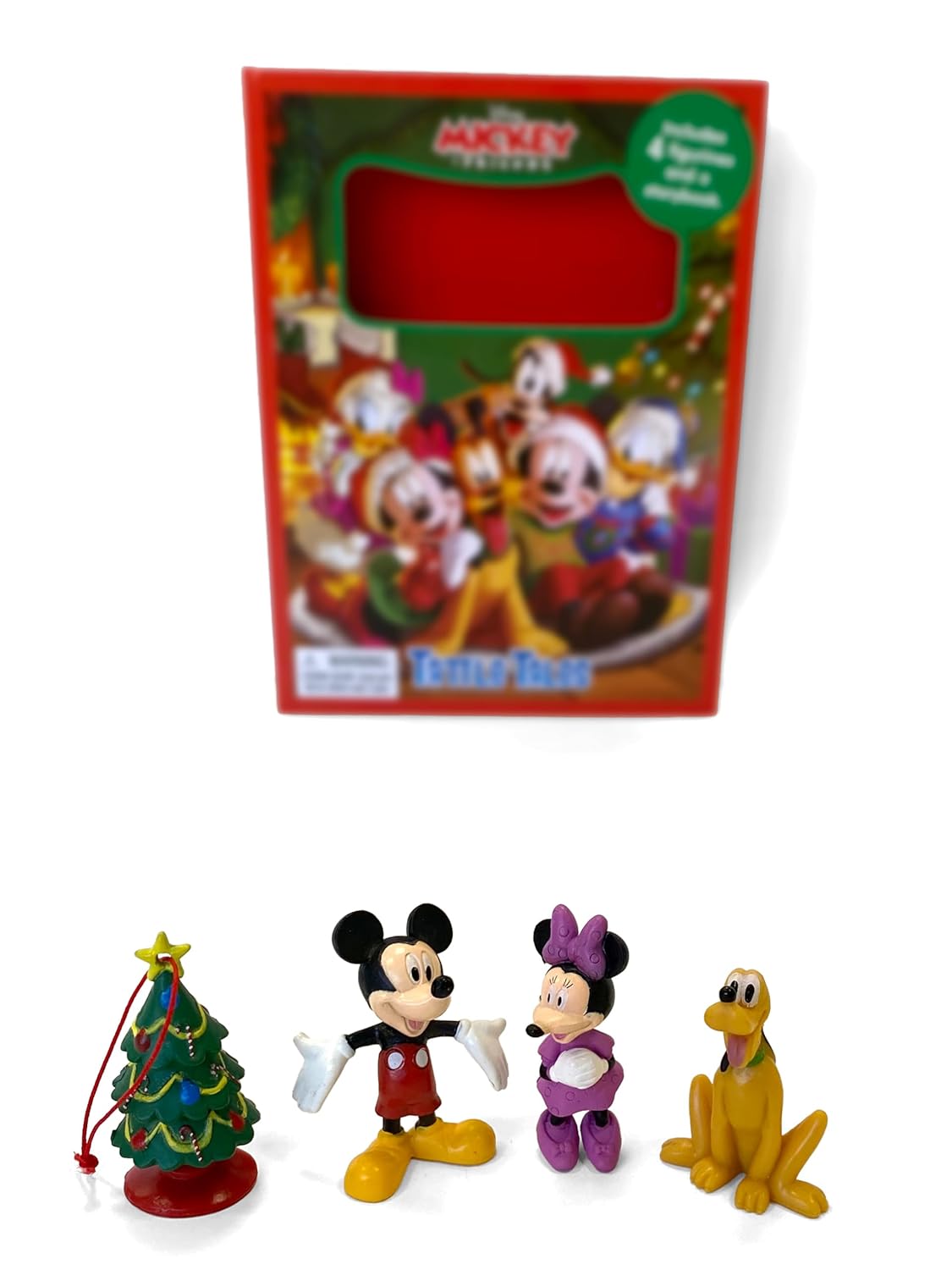 Phidal - Mickey and Friends Christmas Fun Figure Toy English Activity and Story Book