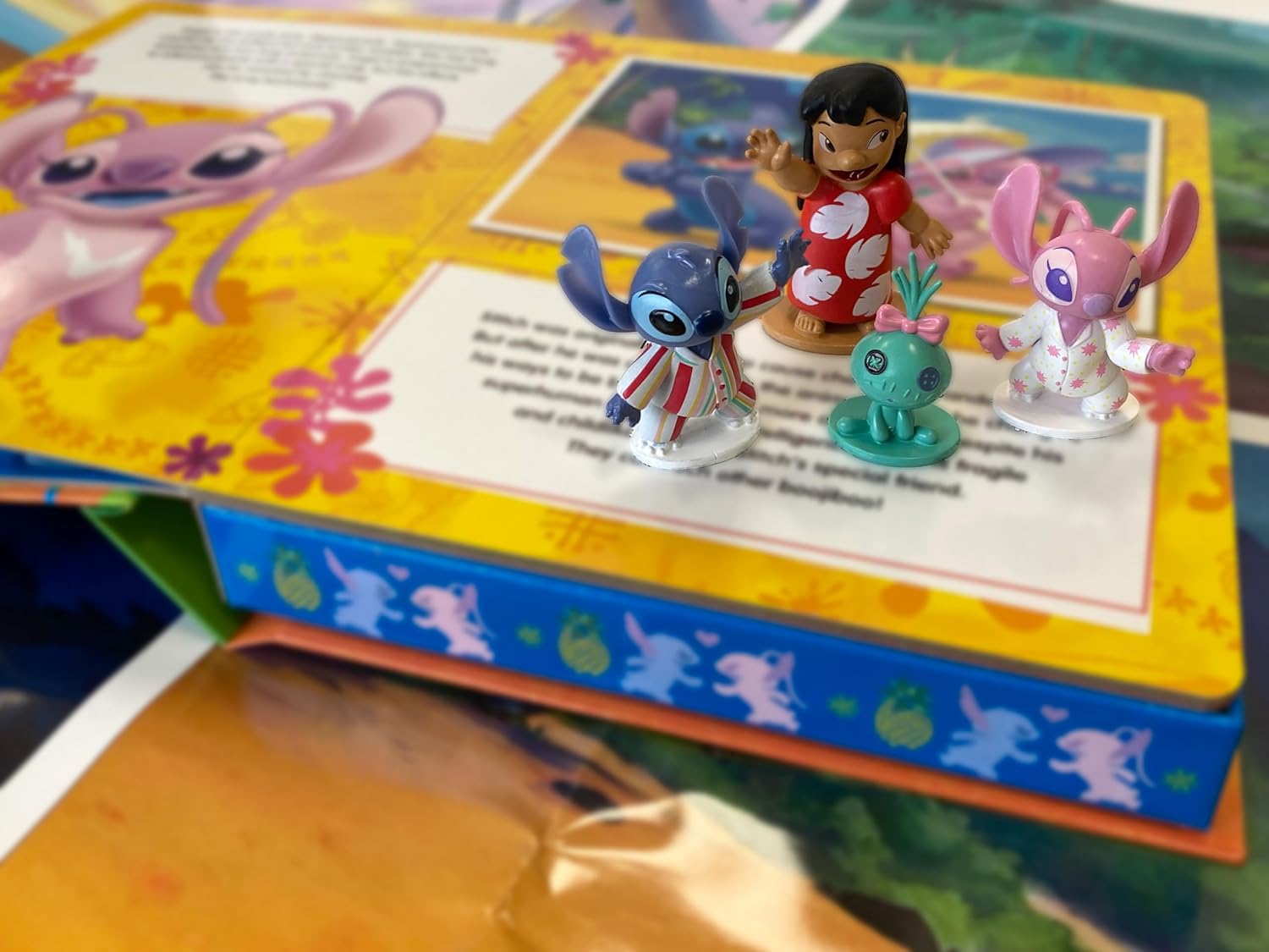 Phidal - Stitch Figurine Toy English Activity and Story Book