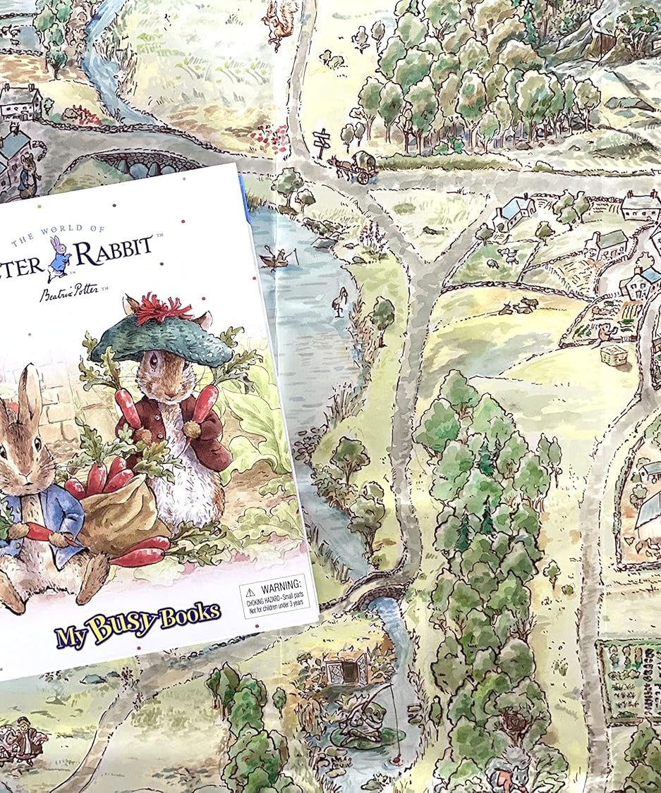 Phidal - Rabbit Peter Figurine Toy English Activity and Story Book