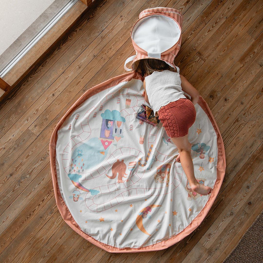 Play & Go Convertible Toy Storage Bag & Mat - Fairy World-Play Mats-Fairy World- | Natural Baby Shower