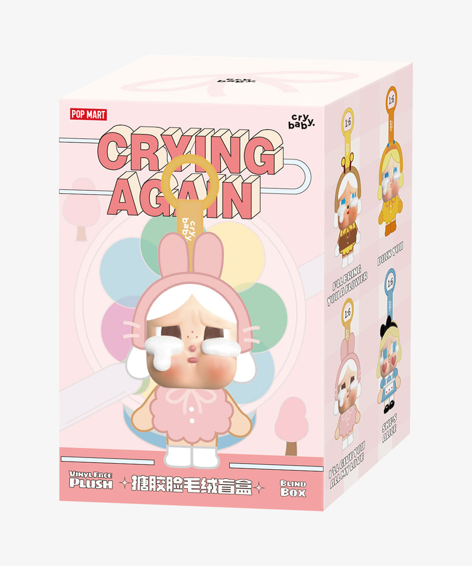 Pop Mart - Original Crybaby Crying Again Series Vinyl Plush Doll Surprise Blind Box