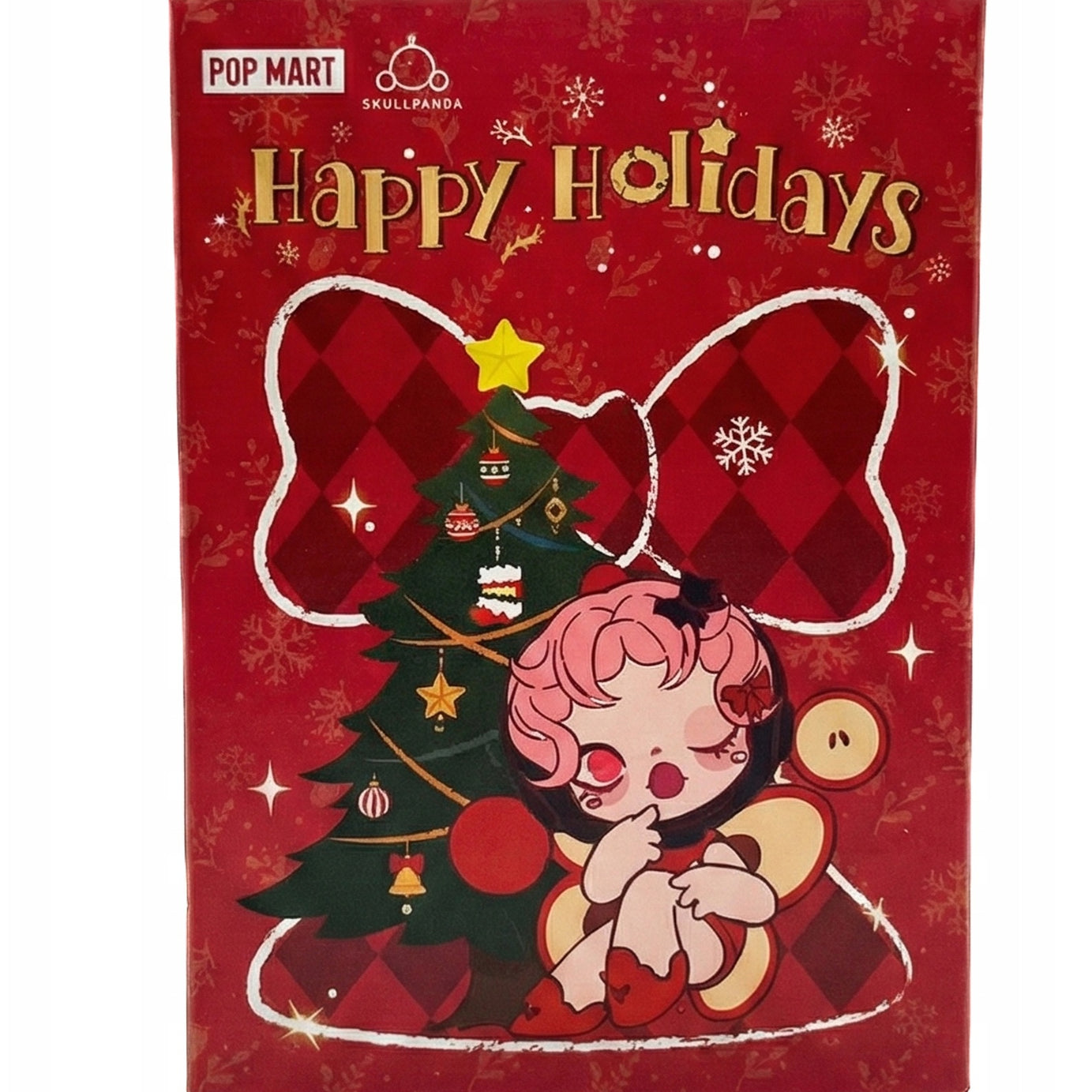 Pop Mart - Original Skullpanda Happy Holidays Tree Ornament