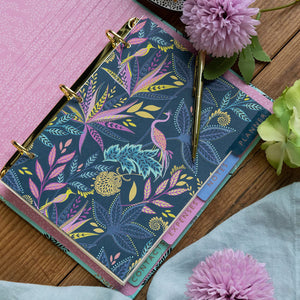 Portico Designs - Sara Miller: Ostrich and Palm Trees Organizer Planner