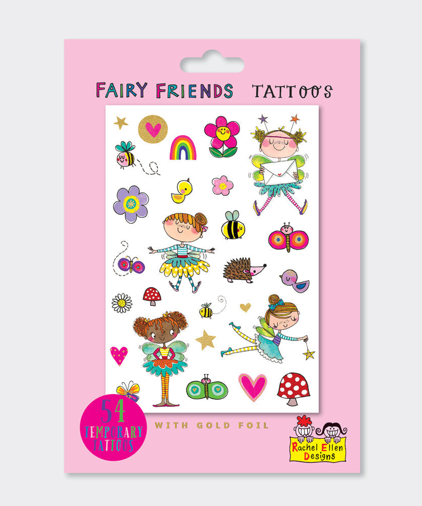 Rachel Ellen - Fairy Friends Children's Temporary Tattoos