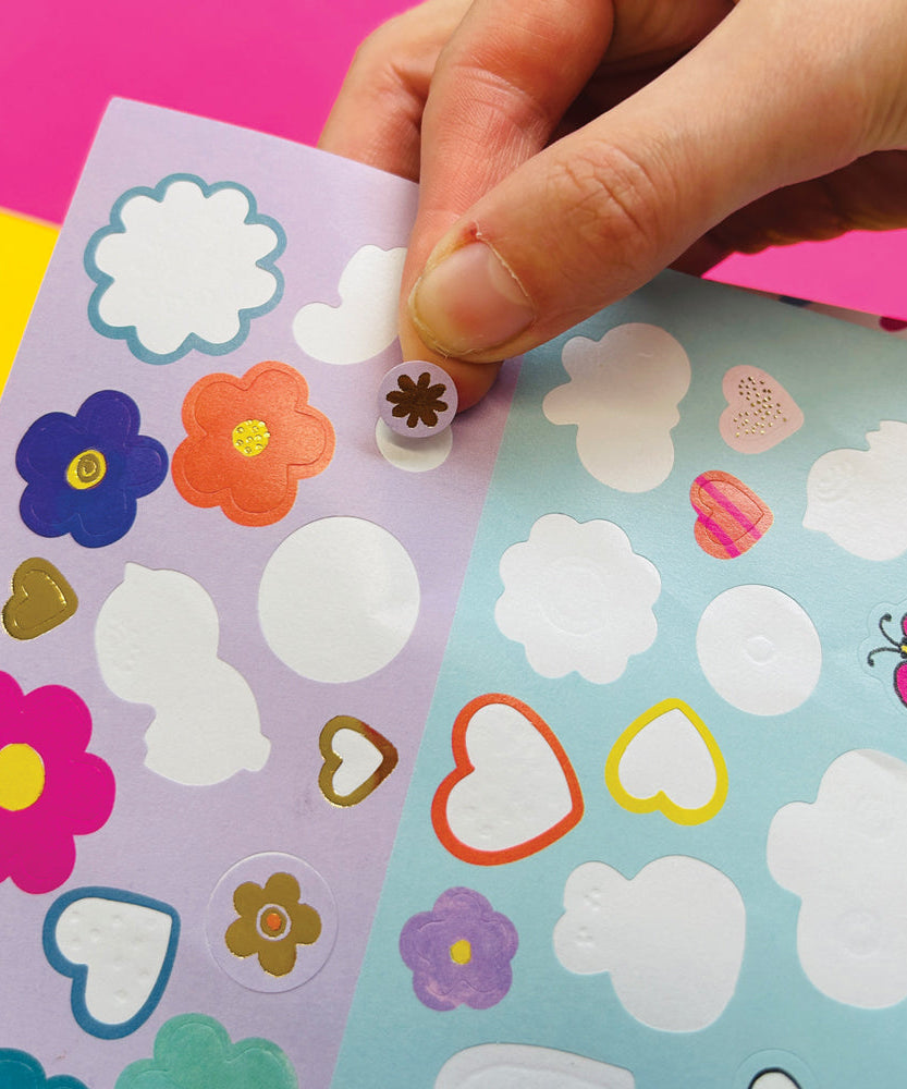 Rachel Ellen - Girl Power Sticker Scene Coloring and Activity Book