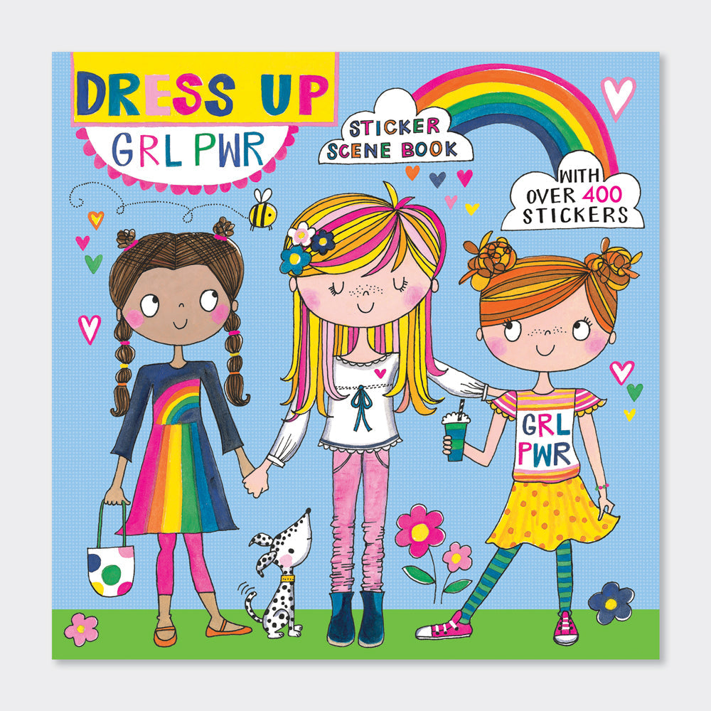 Rachel Ellen - Grl Pwr Sticker Scene Colouring and Activity Book