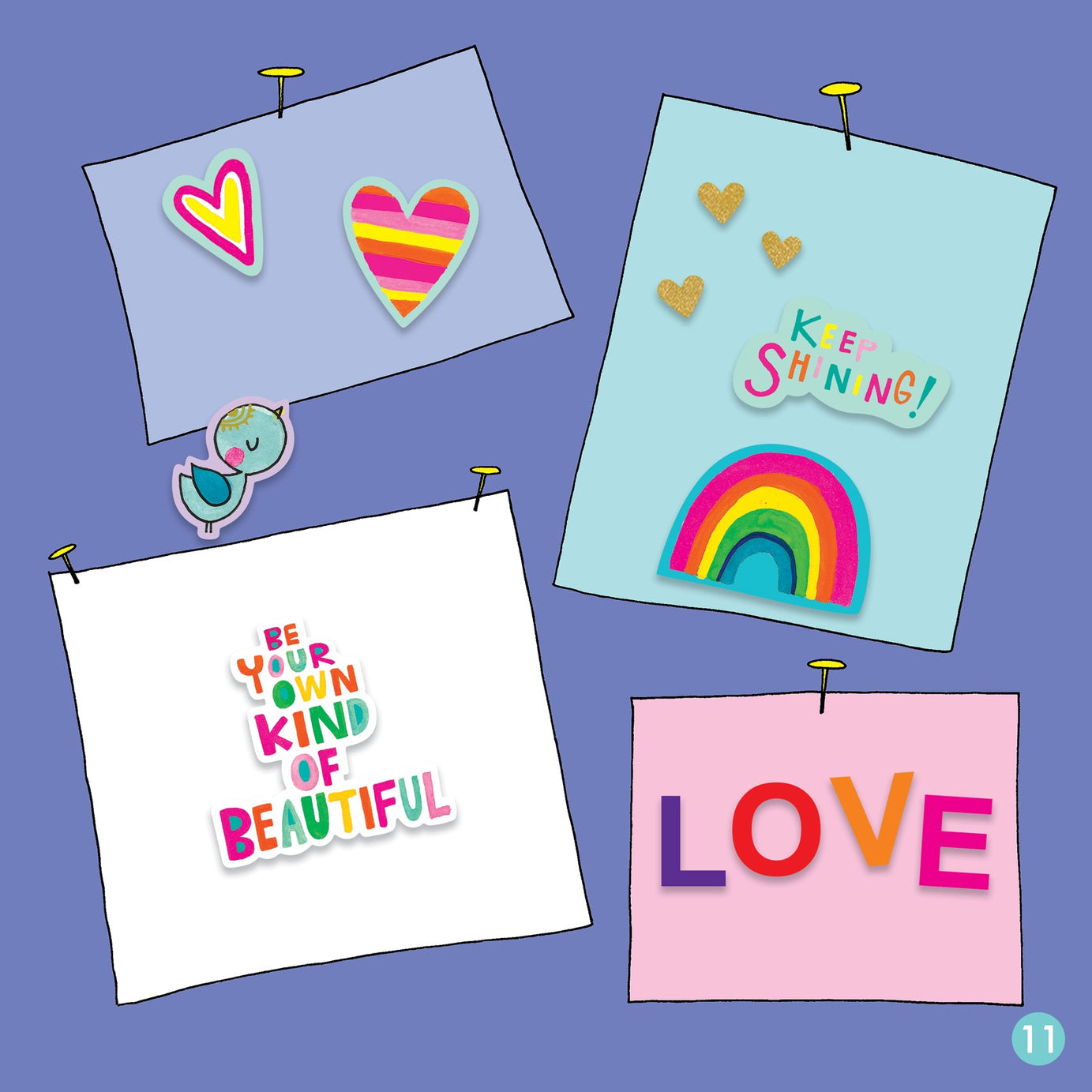 Rachel Ellen - Girl Power Sticker Scene Coloring and Activity Book