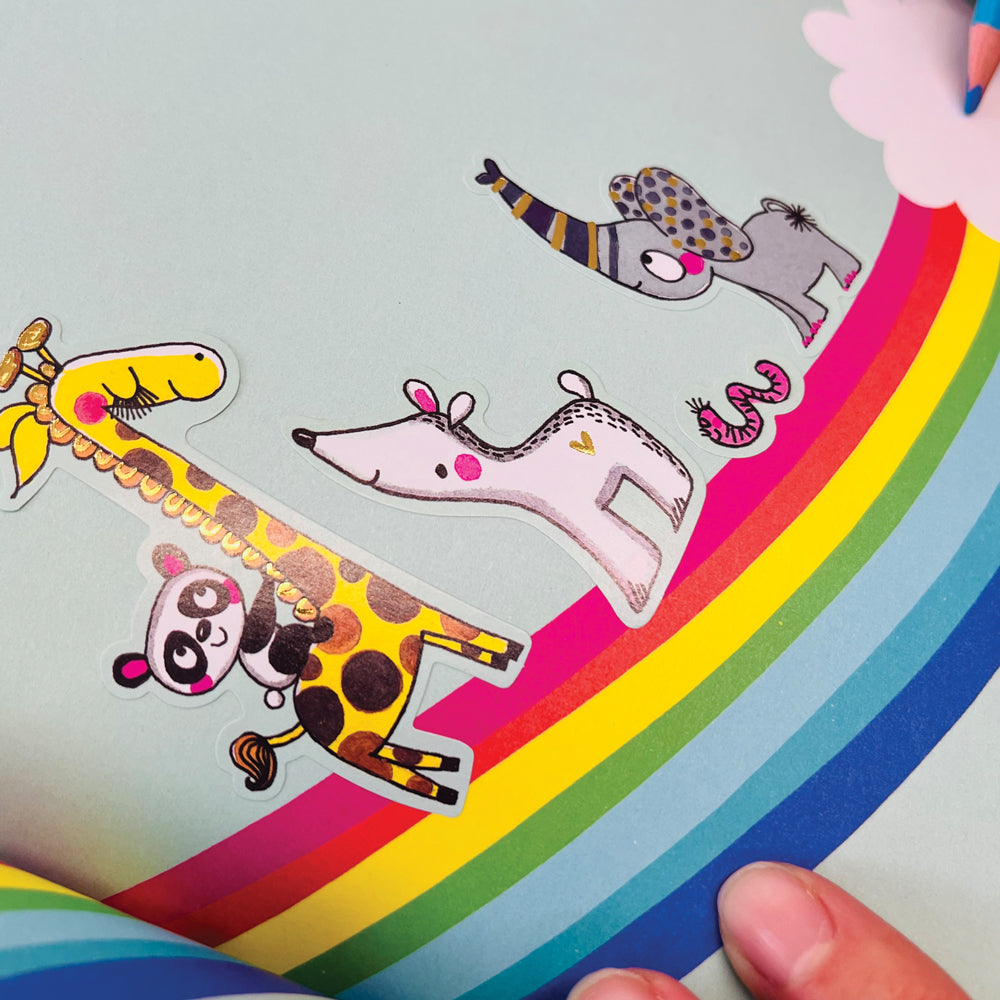 Rachel Ellen - Love Our Planet Sticker Scene Colouring & Activity Book