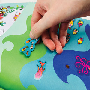 Rachel Ellen - Love Our Planet Sticker Scene Colouring & Activity Book