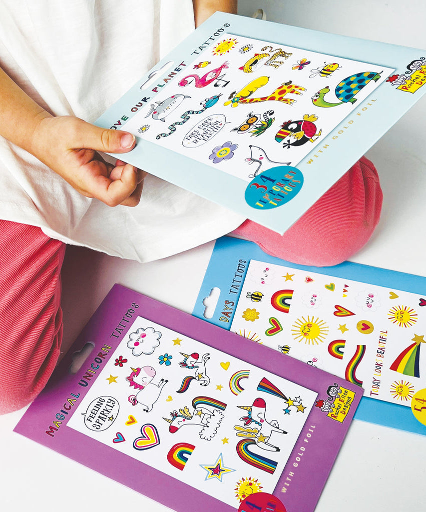 Rachel Ellen - Love Our Planet Çocuk Geçici Dövmeler