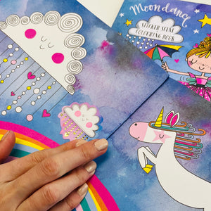 Rachel Ellen - Moondance Sticker Scene Colouring & Activity Book