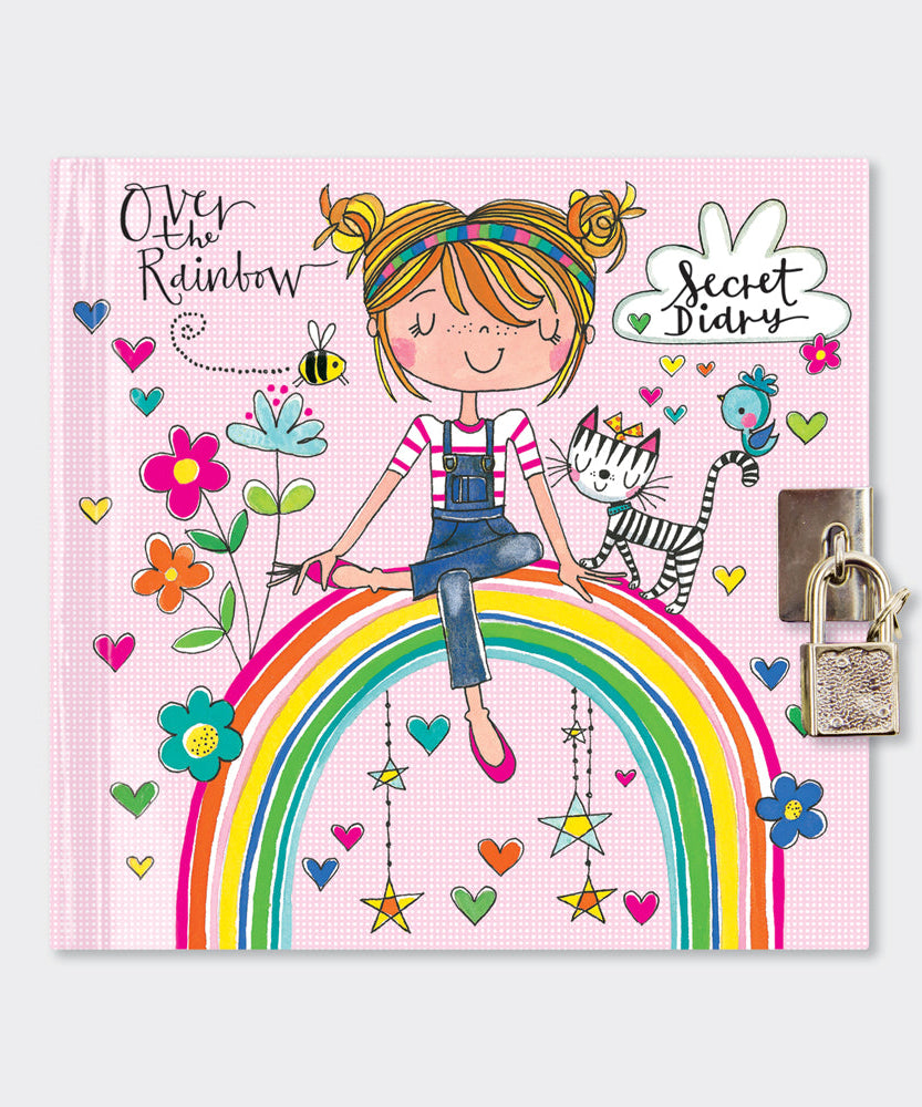 Rachel Ellen - Over the Rainbow Lockable Secret Diary