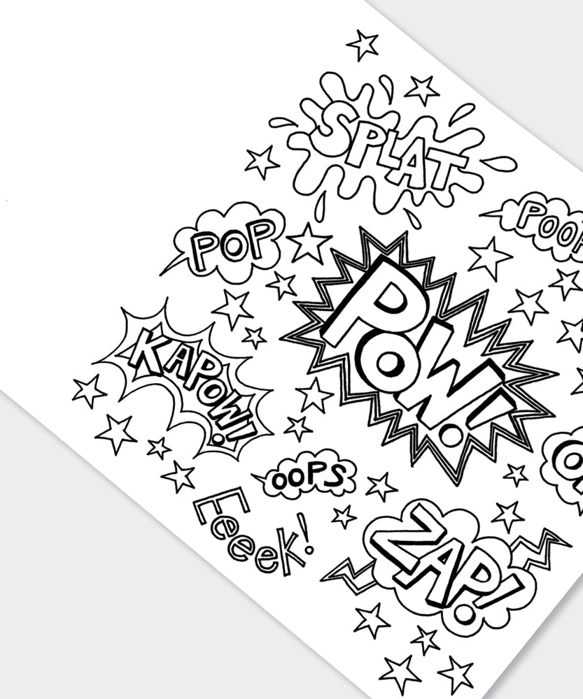 Rachel Ellen - Super Hero Coloring Book