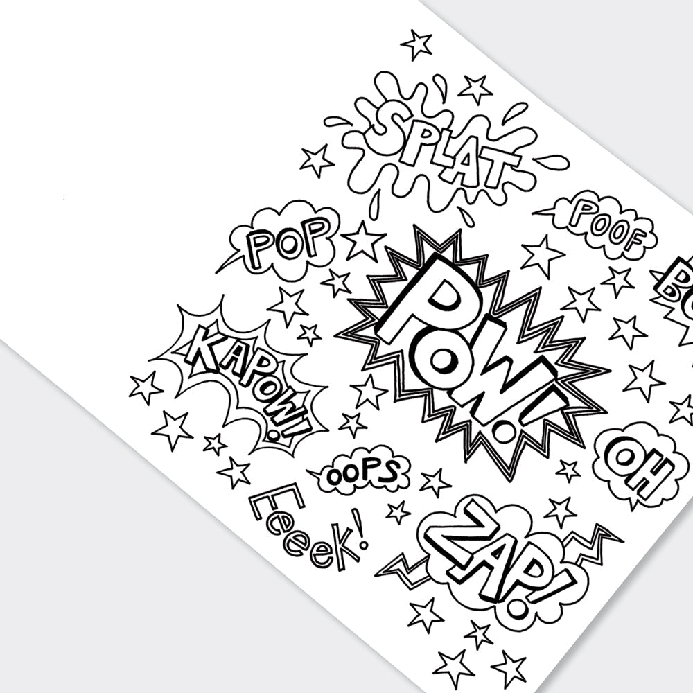 Rachel Ellen - Super Hero Coloring Book