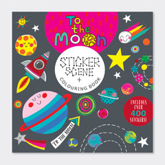 Rachel Ellen - To The Moon Sticker Scene Colouring and Activity Book