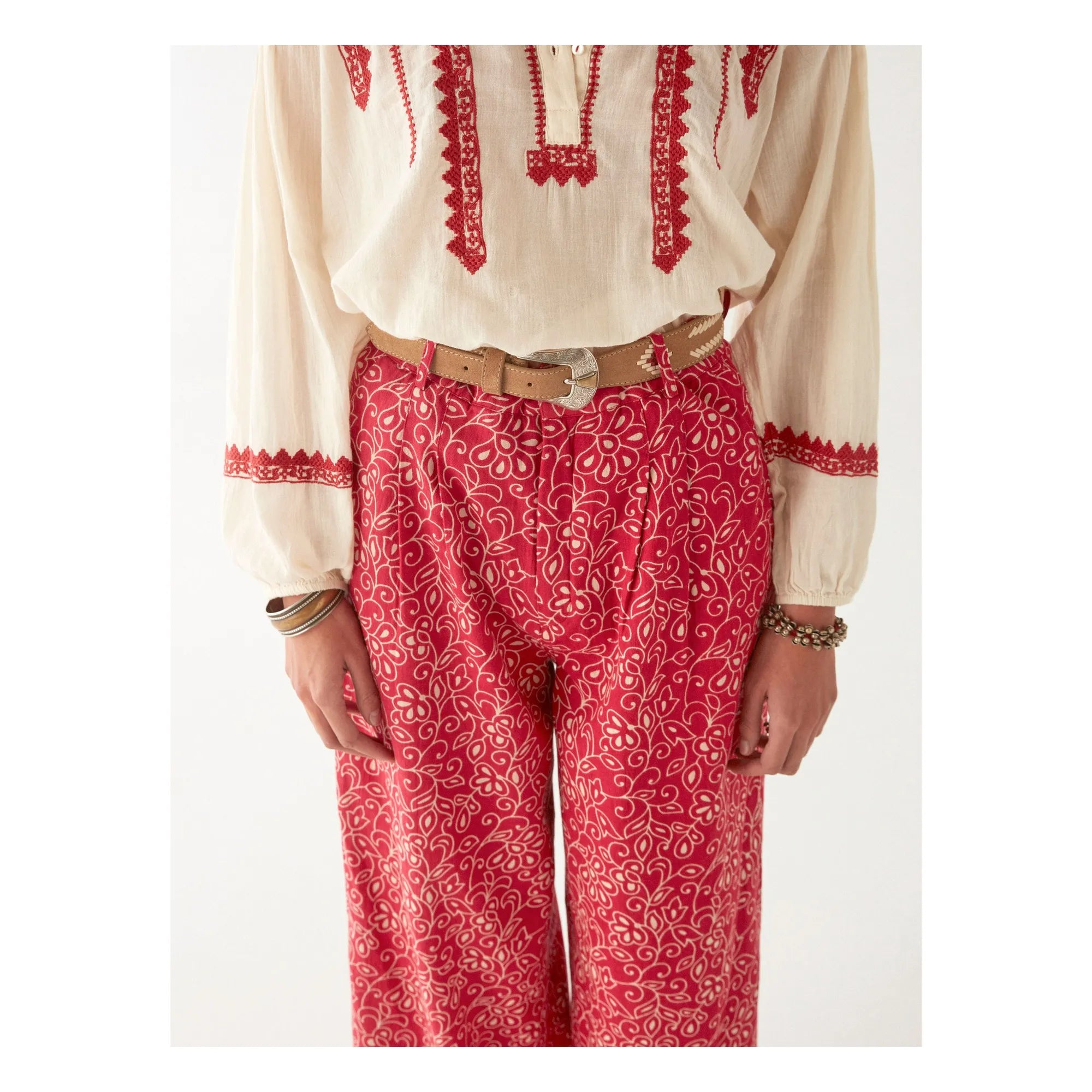 Maison Hotel - Ragusa Irina Blouse | Ivory