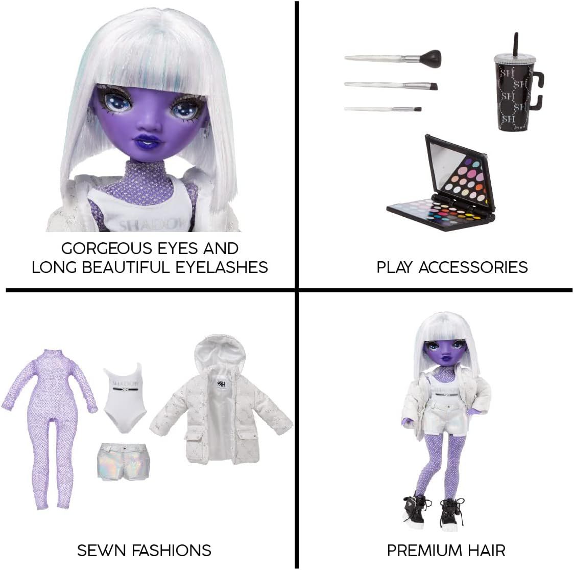 Rainbow High Shadow High - Dia Mante Doll Set