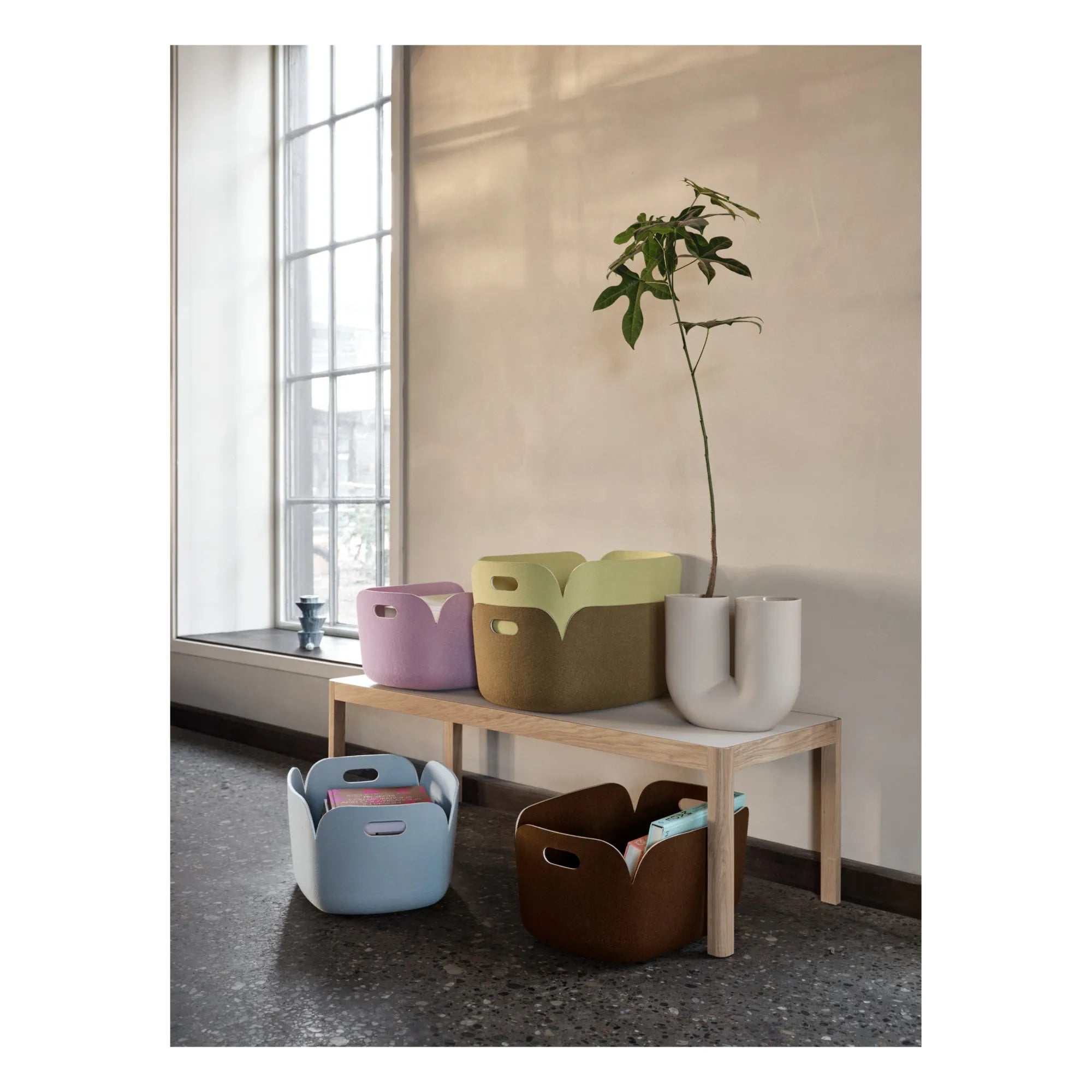 Muuto - Restore Depolama Sepeti | Kahverengi