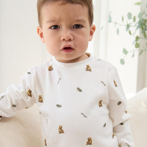Rosa & Blue Pyjamas - Brown Bear-Pyjamas-Brown Bear-12-18m | Natural Baby Shower