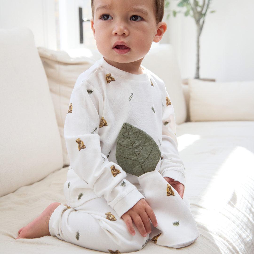Rosa & Blue Pyjamas - Brown Bear-Pyjamas-Brown Bear-12-18m | Natural Baby Shower