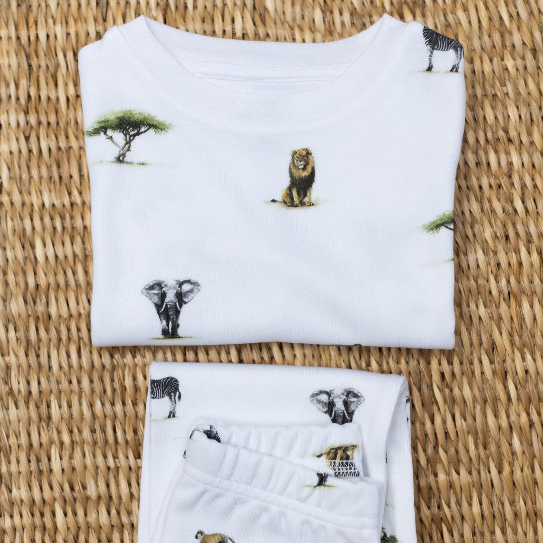 Rosa & Blue Pyjamas - Safari-Pyjamas-Safari-12-18m | Natural Baby Shower