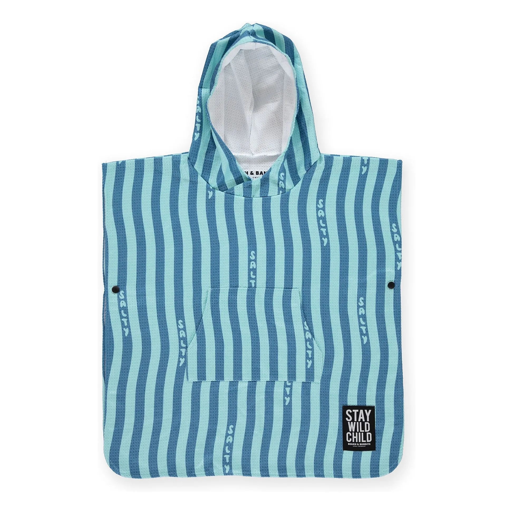 Beach & Bandits - Salty Stripes Organic Cotton Cape | Blue