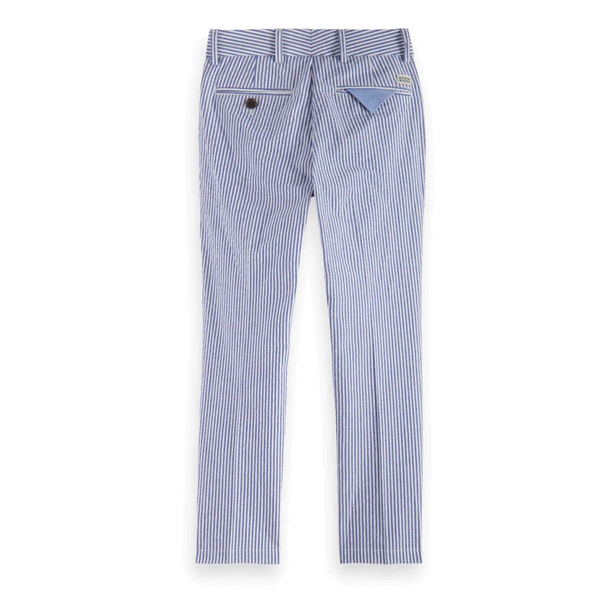 Scotch & Soda - Muslin Striped Chino Pants | Blue