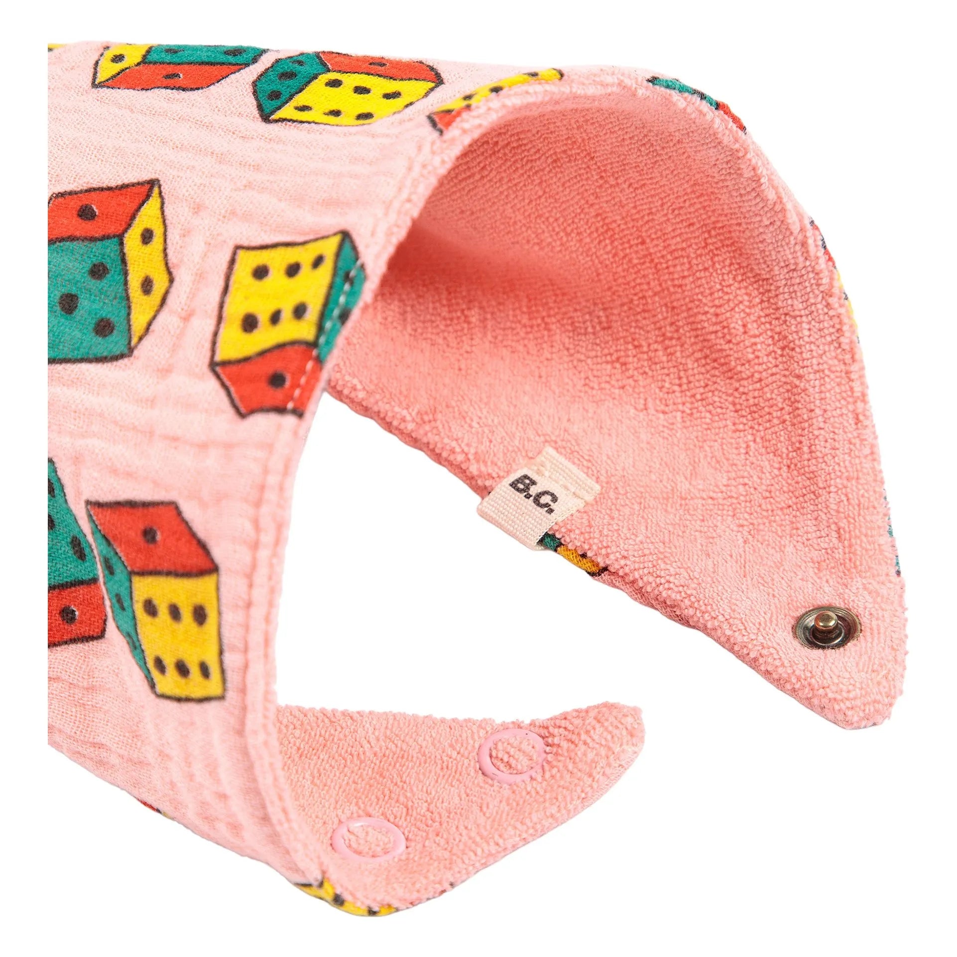 Bobo Choses - 2-Pack Organic Cotton Muslin Bib Set | Pink