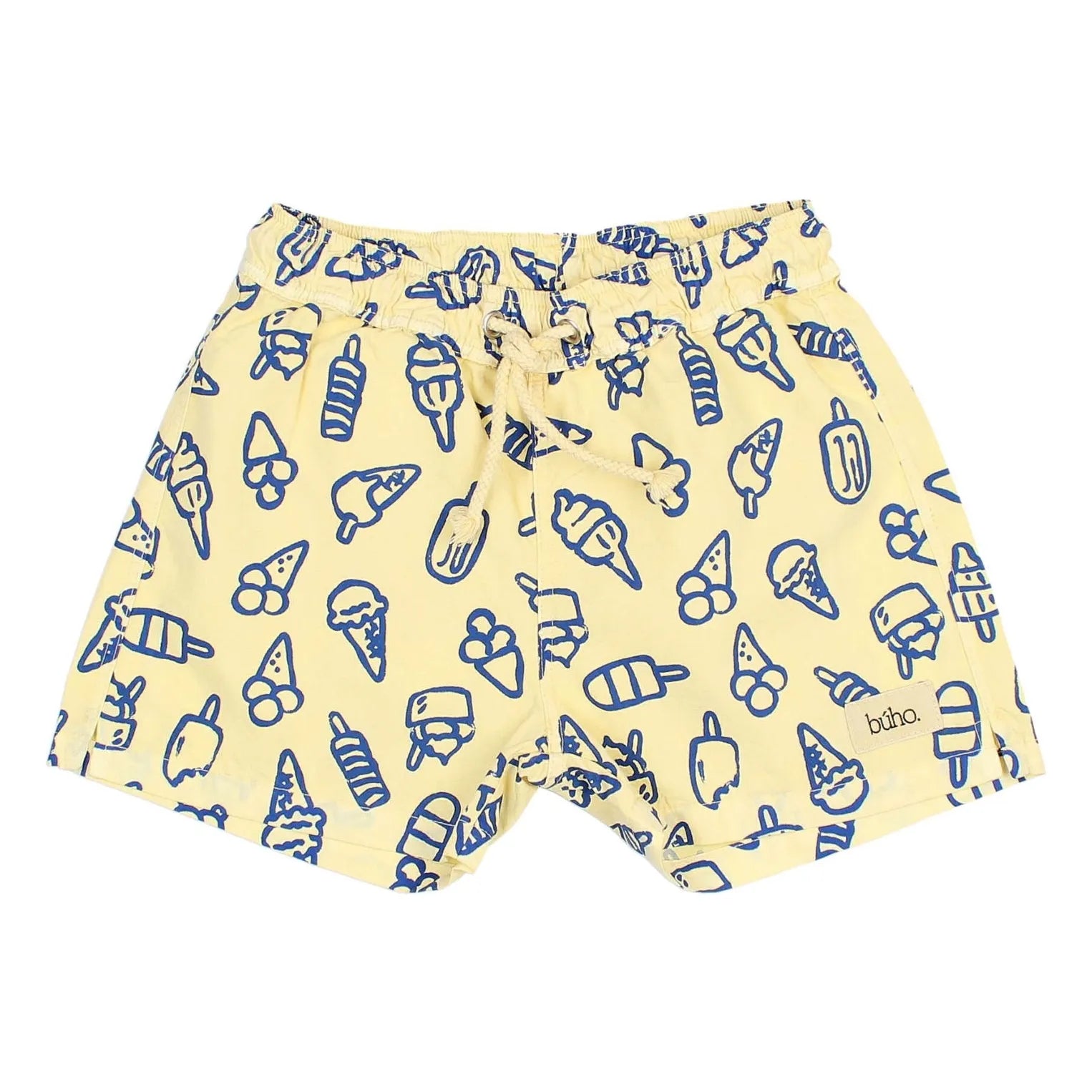 Búho - Organic Cotton Ice Short Shorts | Yellow