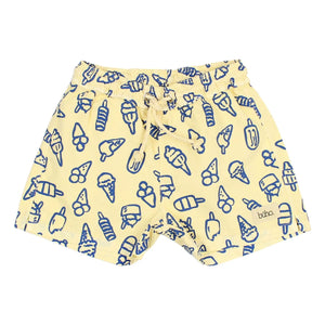 Búho - Organic Cotton Ice Short Shorts | Yellow