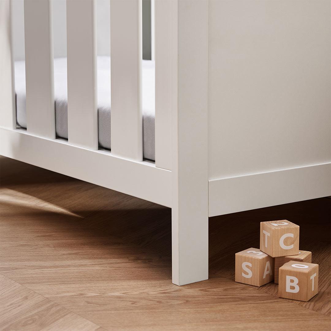 Silver Cross Bromley Cot Bed - White-Cot Beds-White- | Natural Baby Shower