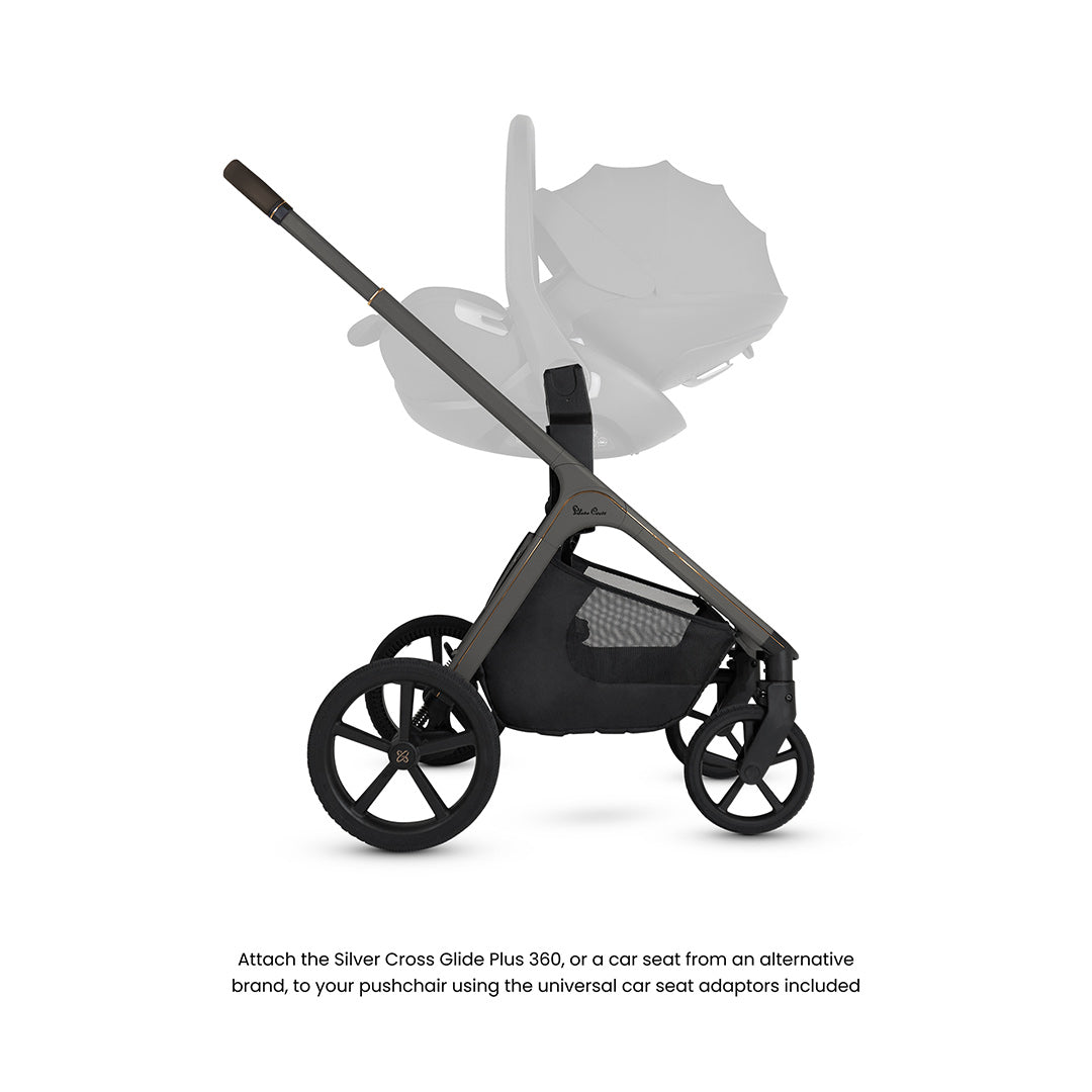 Silver Cross Cove Pushchair Accessory Bundle - Pewter-Strollers-Pewter- | Natural Baby Shower