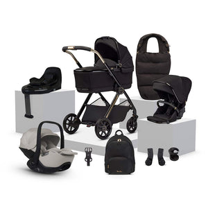 Silver Cross Reef 2 SPECIAL EDITION Ultimate 360 Bundle-Travel Systems-Espresso-Natural Taupe | Natural Baby Shower