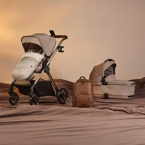 Silver Cross Reef 2 SPECIAL EDITION Ultimate 360 Bundle-Travel Systems-Frappe-Iconic Black | Natural Baby Shower