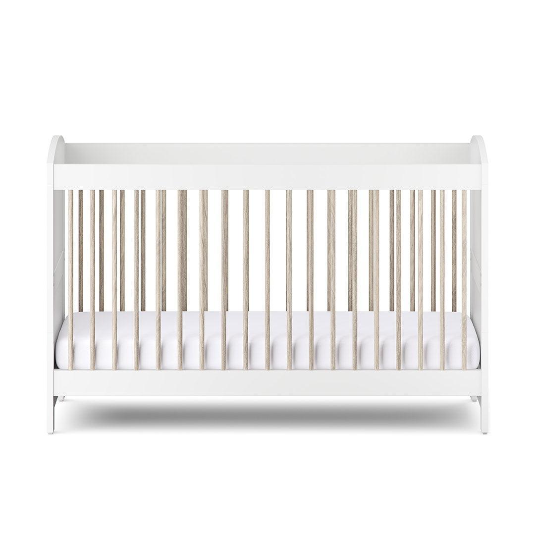 Silver Cross Valencia Cot Bed - Ash White-Cot Beds-Ash White-Cot Bed | Natural Baby Shower