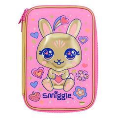 Smiggle - 3D Embossed Gold Budz Character Pencil Case