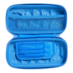 Smiggle - 3D Embossed Hardtop Lilac Small Pencil Case