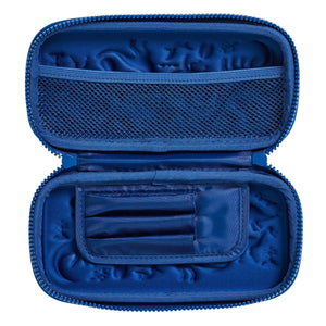 Smiggle - 3D Embossed Hardtop Blue Small Pencil Case