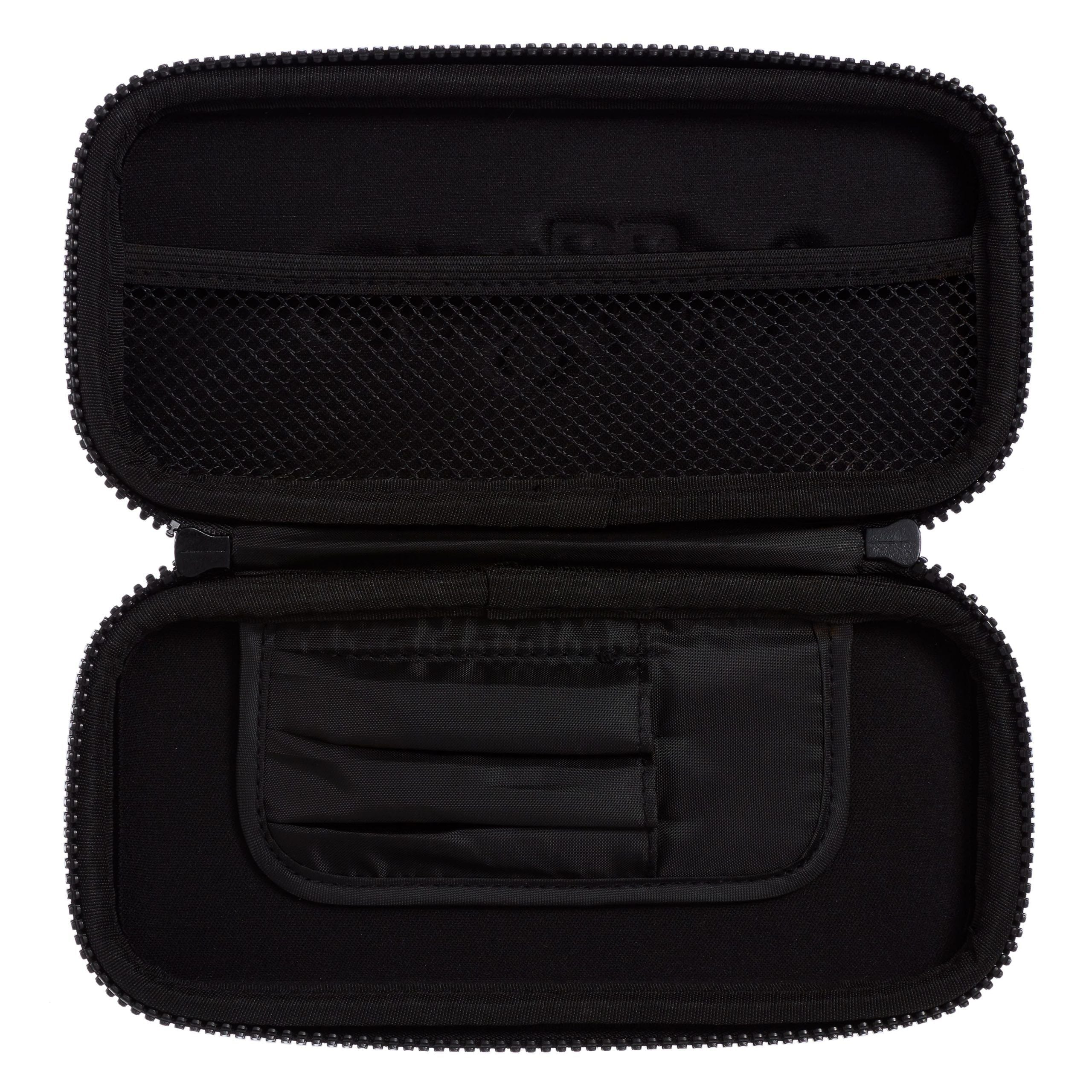 Smiggle - 3D Embossed Hardtop Spesh Black Small Pencil Case