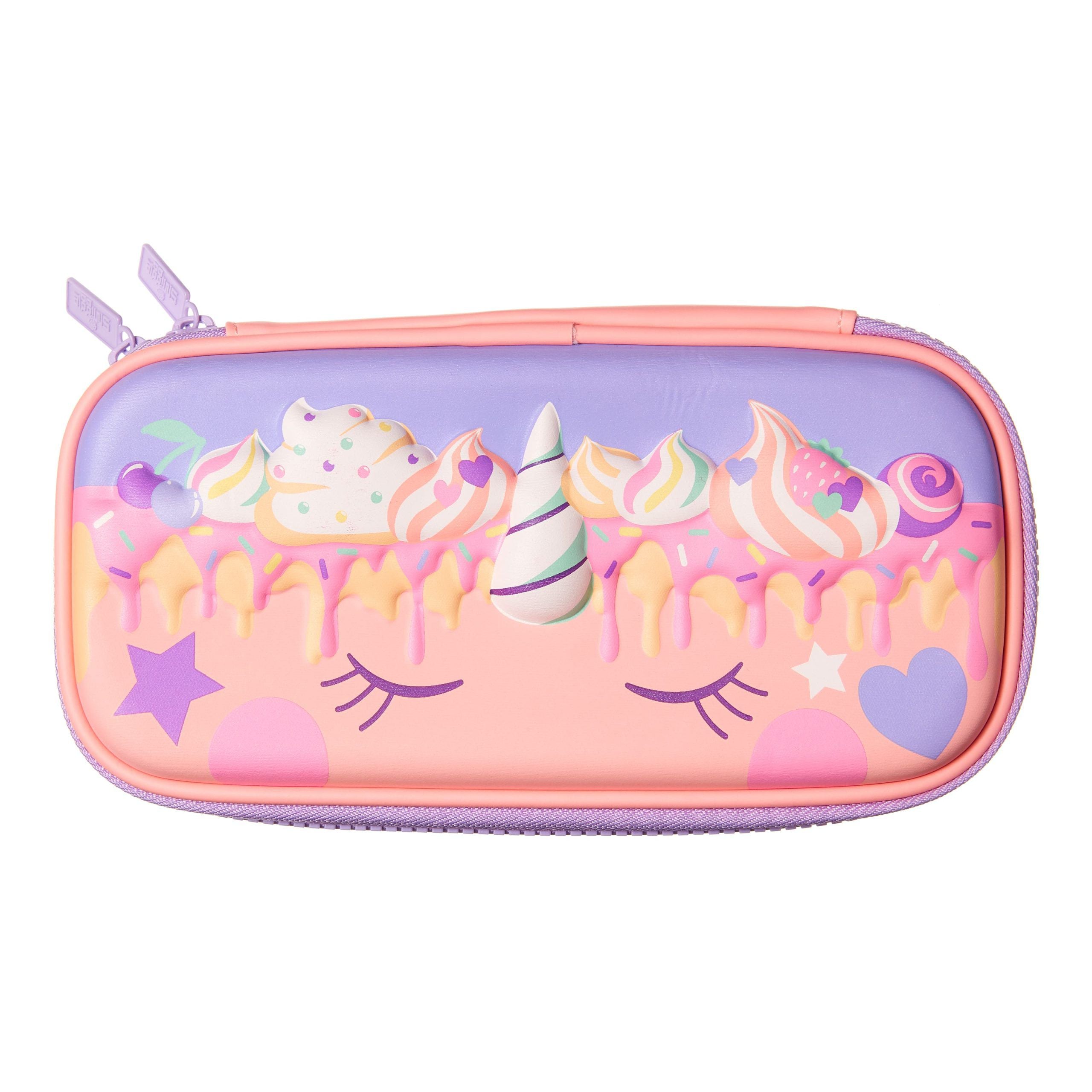 Smiggle - 3D Embossed Hardtop Unicorn Pencil Case