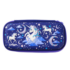 Smiggle - 3D Embossed Hardtop Unicorn Small Pencil Case
