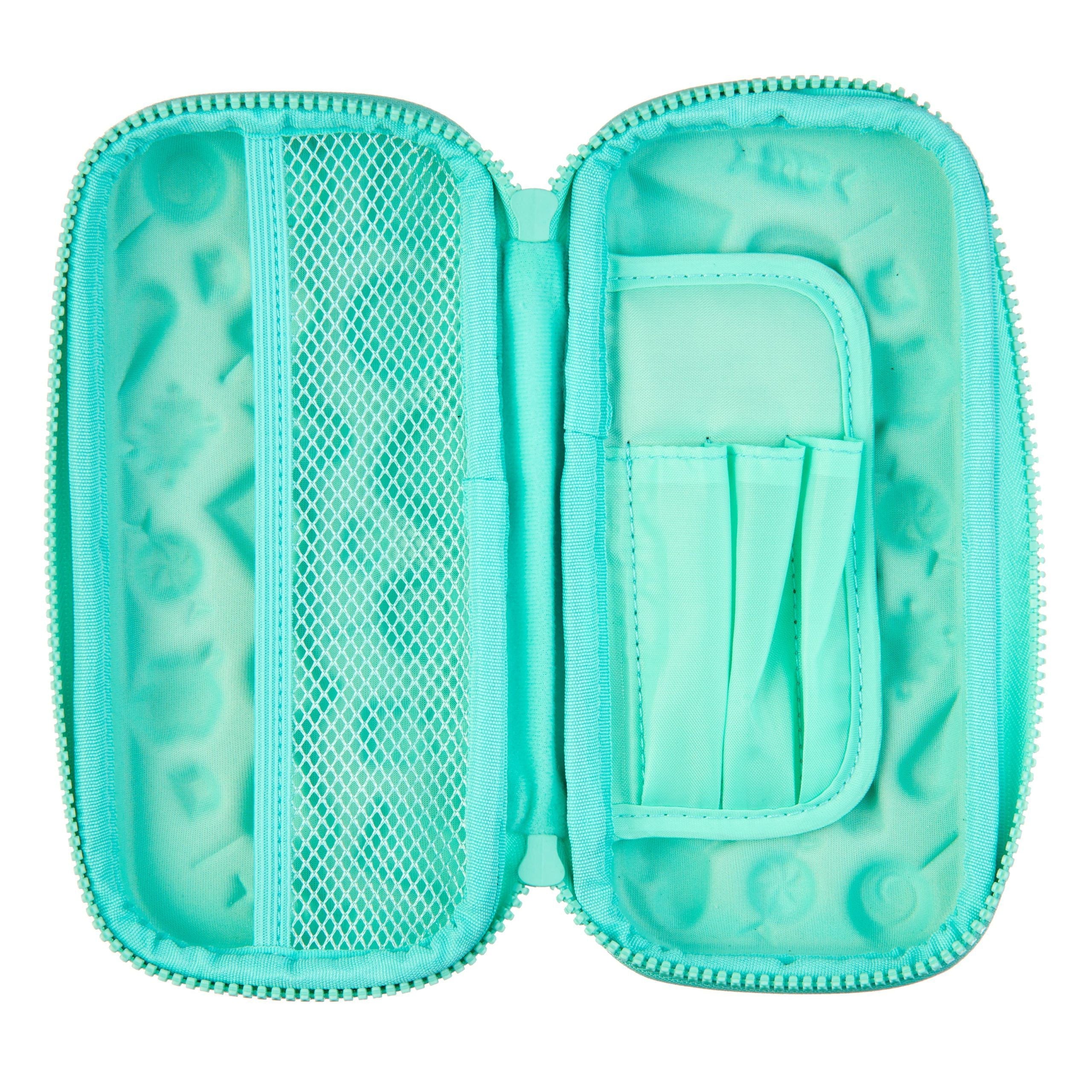 Smiggle - 3D Embossed Hardtop Wondrous Ice Cream Patterned Pink Pencil Case